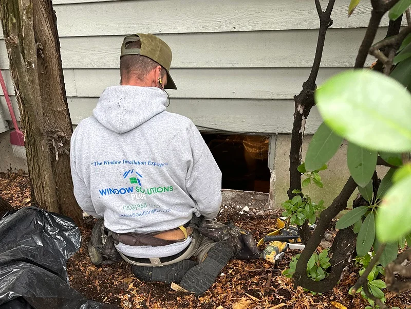 Complete removal of basement metal frame